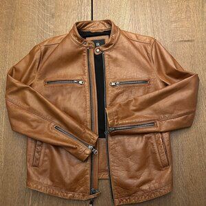Banana Republic Leather Biker Jacket Like New